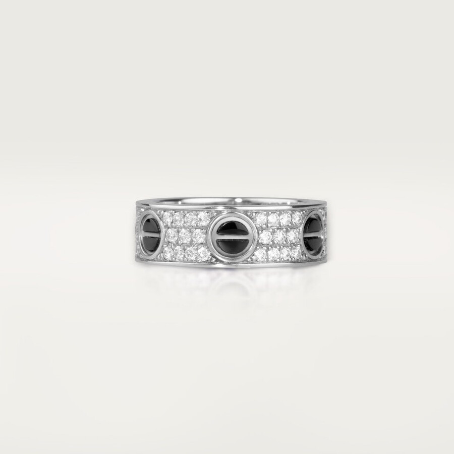 love ring classic model paved ceramic