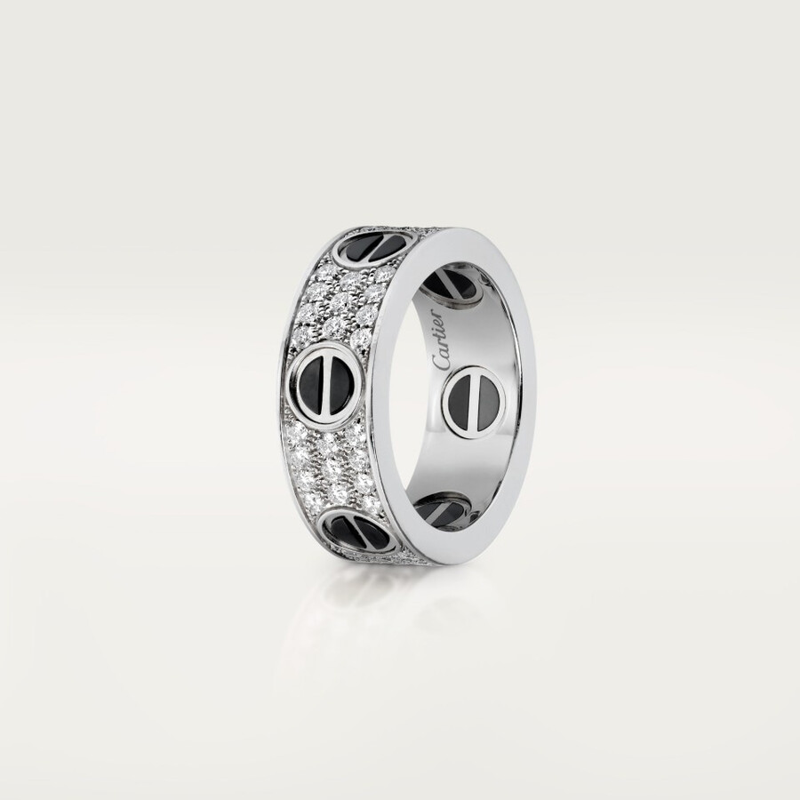 love ring classic model paved ceramic
