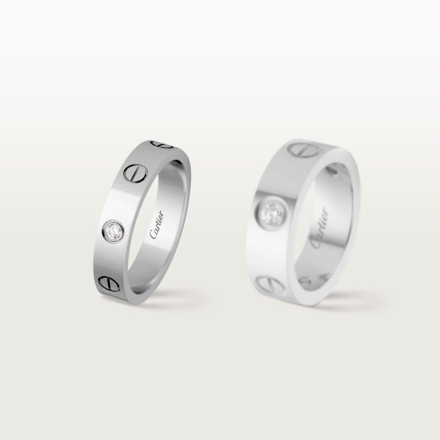 love ring small model 1 diamond