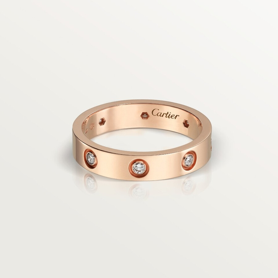 love ring small model 8 diamonds