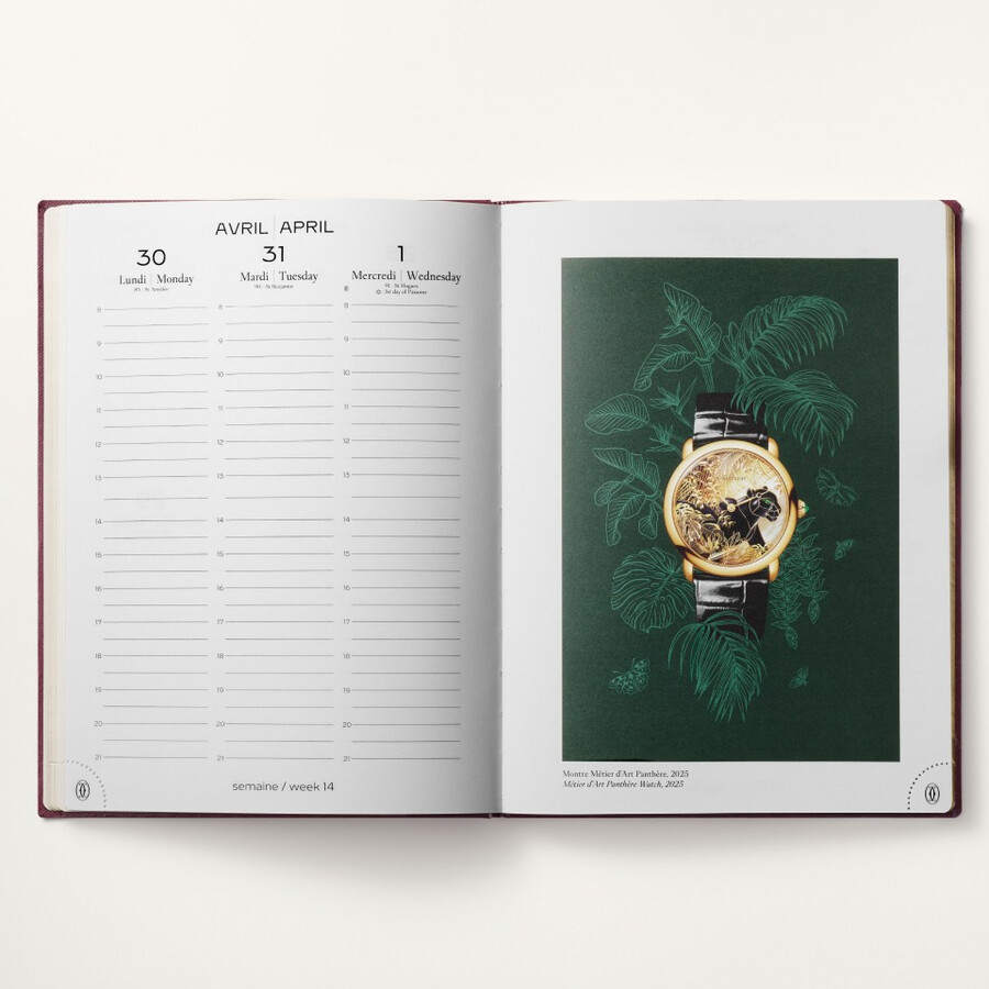 cartier planner refill paper