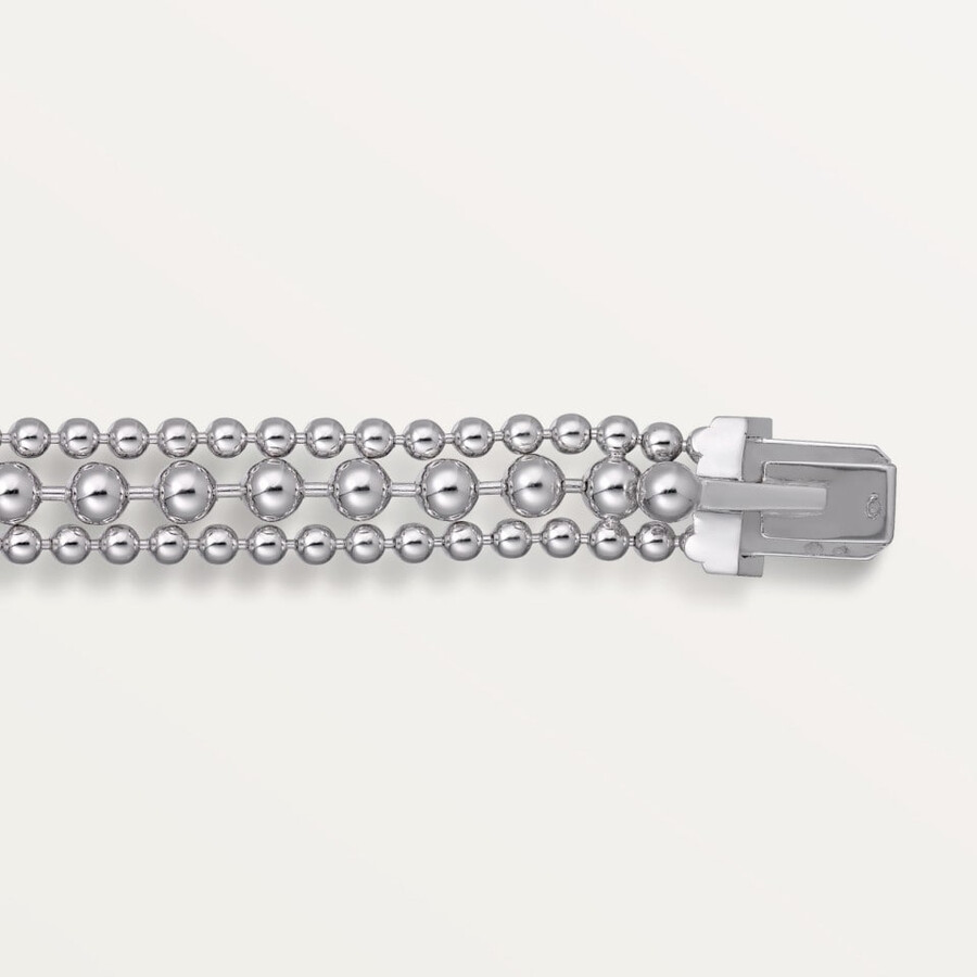 panthère de cartier bracelet on chain half-paved