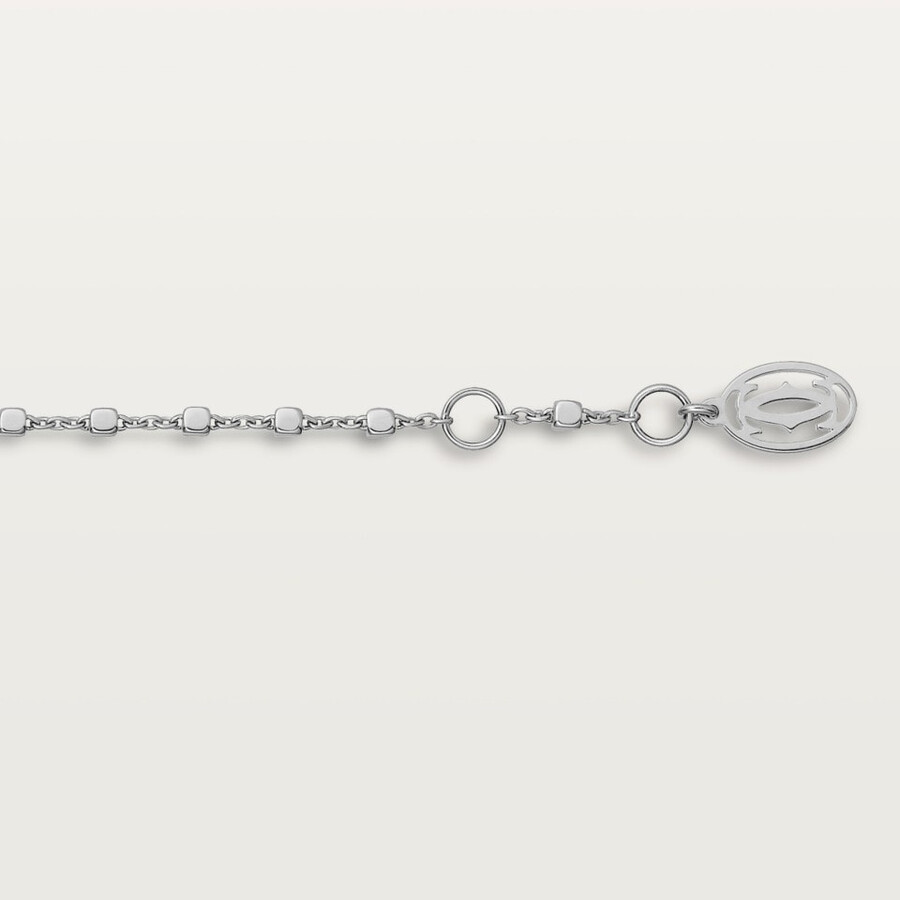 panthère de cartier bracelet on chain half-paved