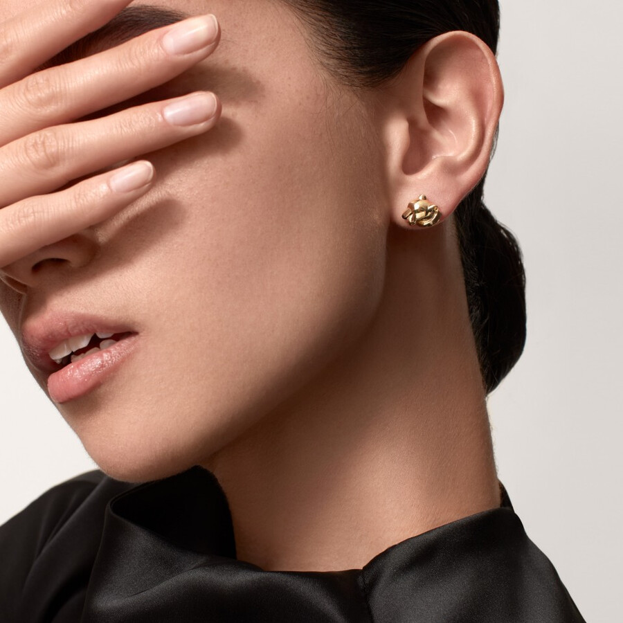 panthère de cartier stud earrings