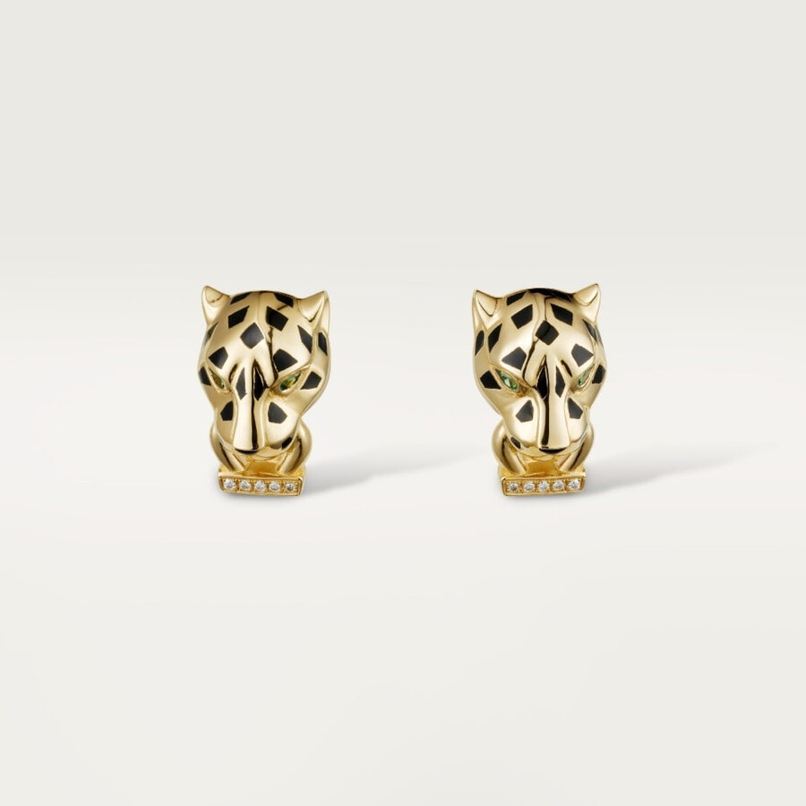 panthère de cartier earrings diamonds