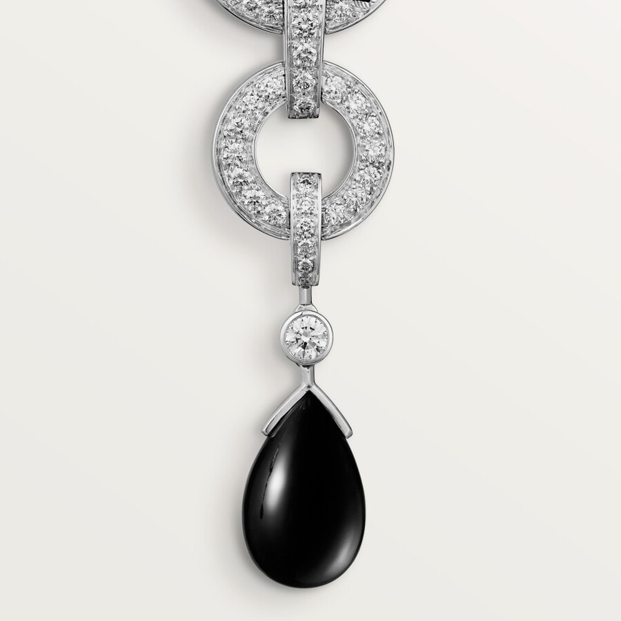 panthère de cartier earrings paved