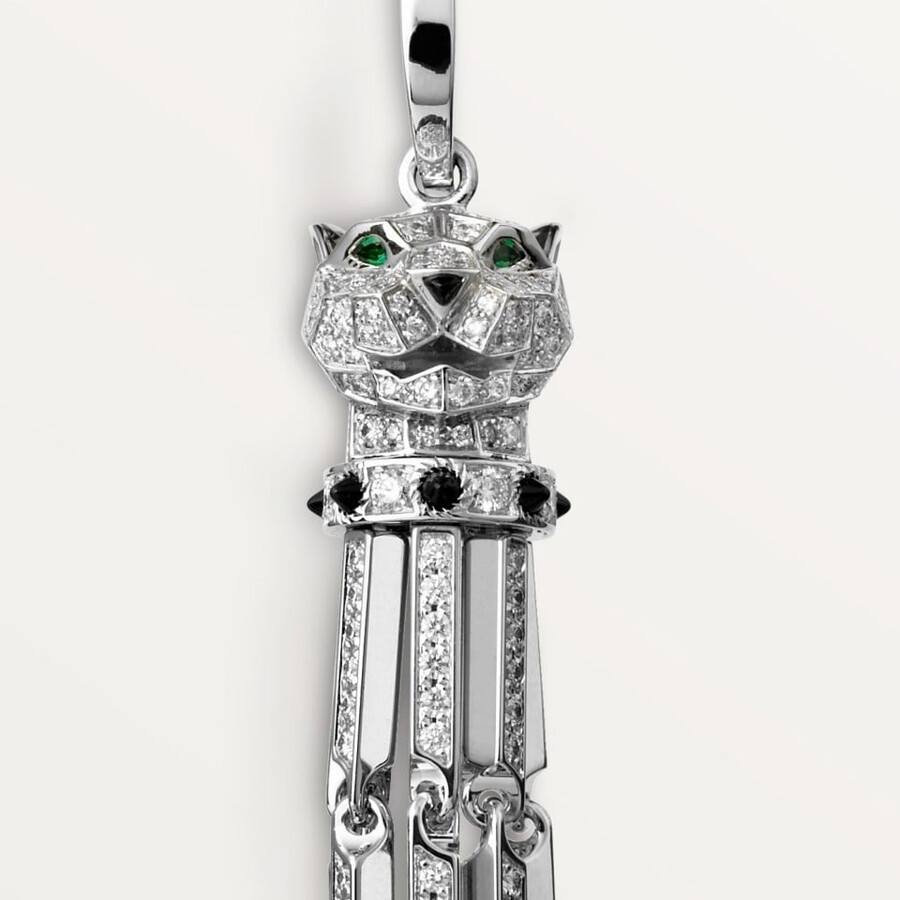 panthère de cartier earrings small model paved