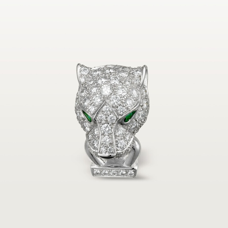 panthère de cartier earrings paved