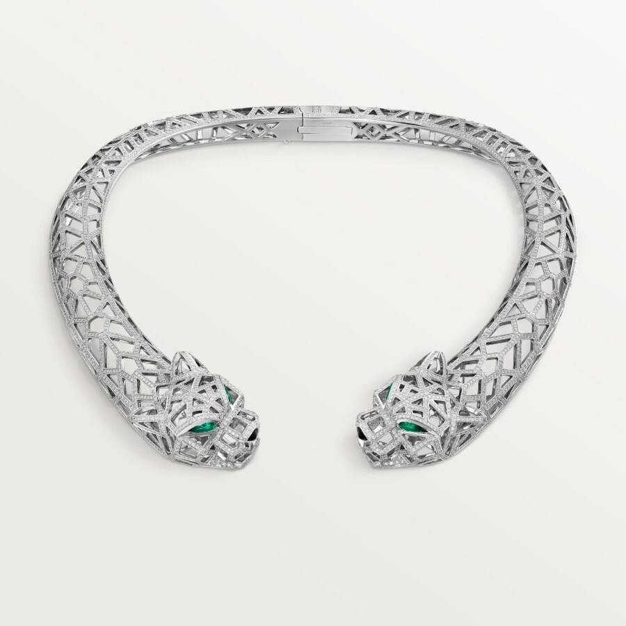 panthère de cartier necklace paved