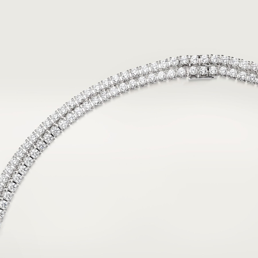 panthère de cartier necklace sapphire multi-wear paved