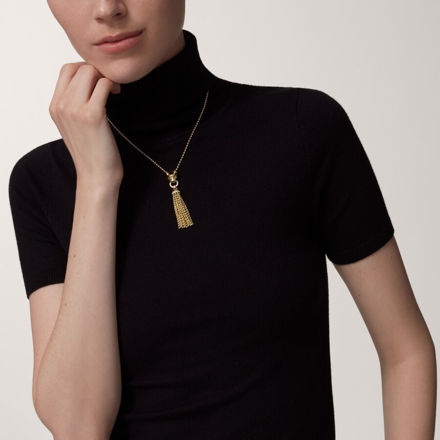 panthère de cartier long necklace diamonds