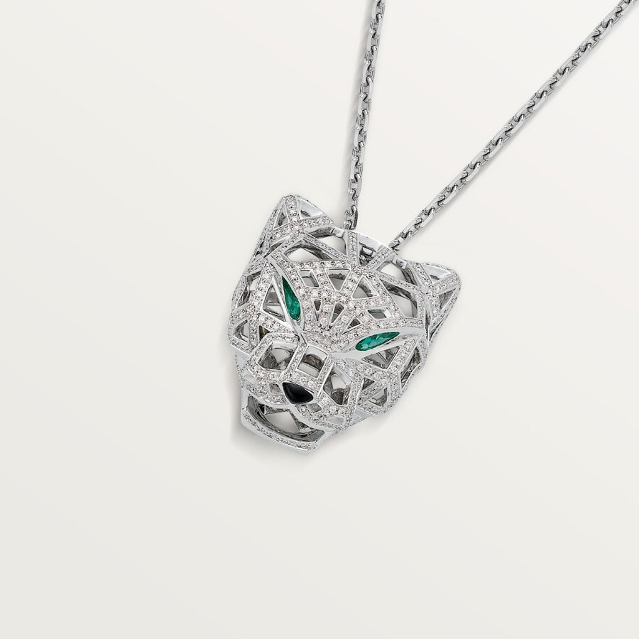 panthère de cartier necklace paved