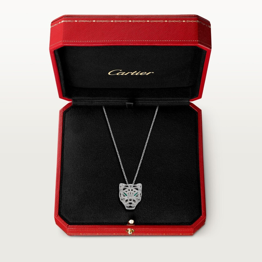panthère de cartier necklace paved