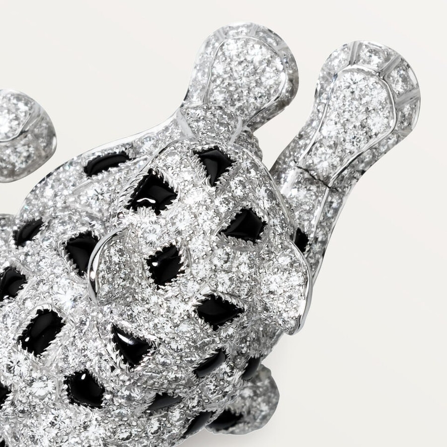 panthère de cartier ring paved