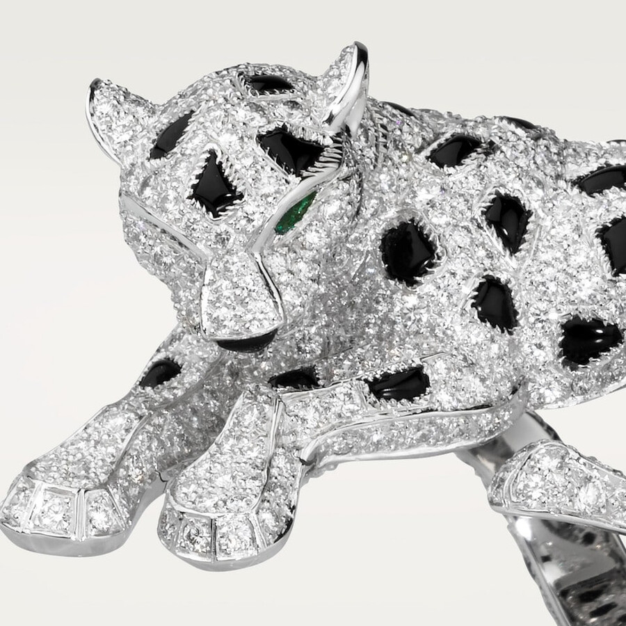 panthère de cartier ring paved