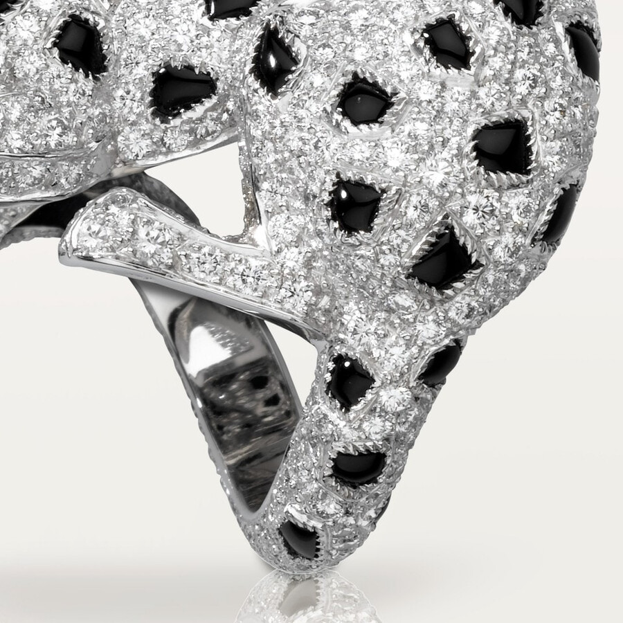 panthère de cartier ring paved