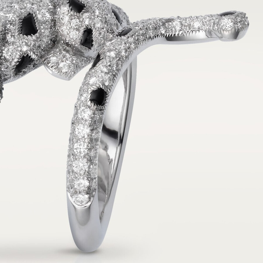 panthère de cartier ring paved