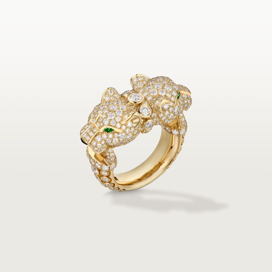 panthère de cartier ring paved