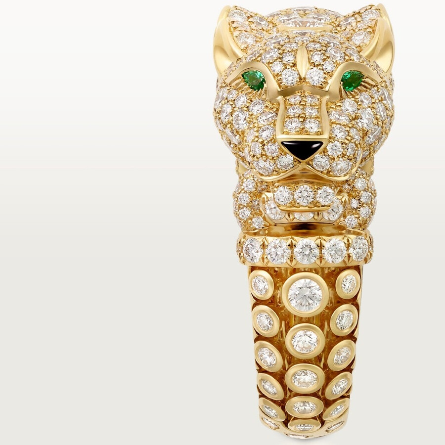 panthère de cartier ring paved
