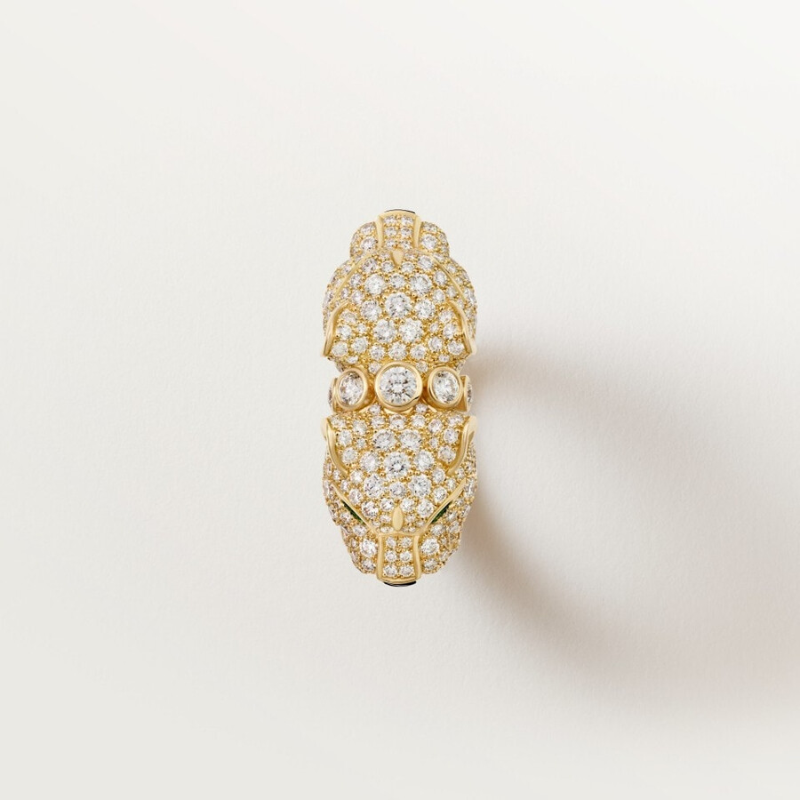 panthère de cartier ring paved