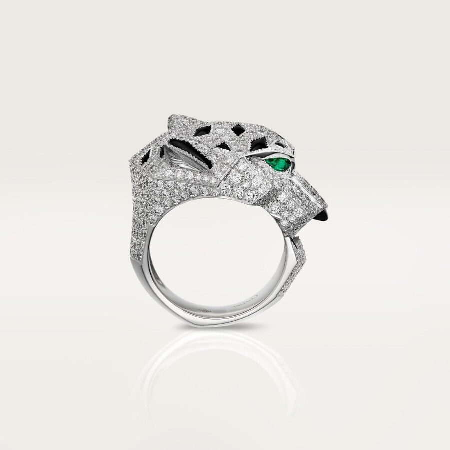 panthère de cartier ring paved