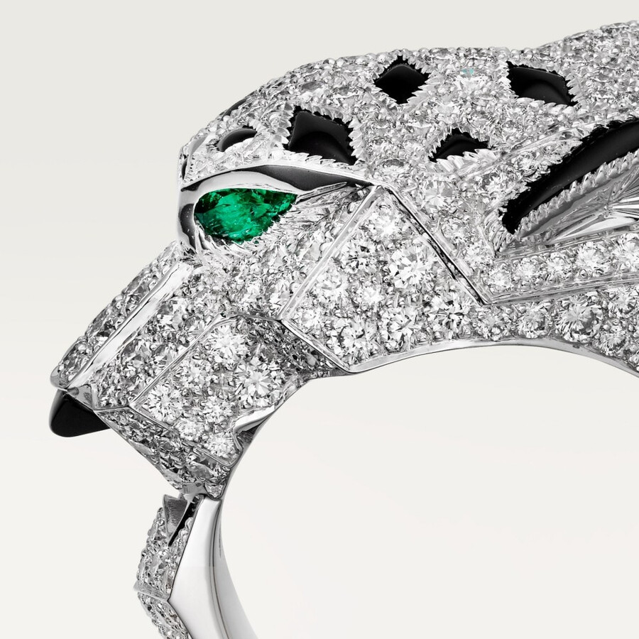 panthère de cartier ring paved