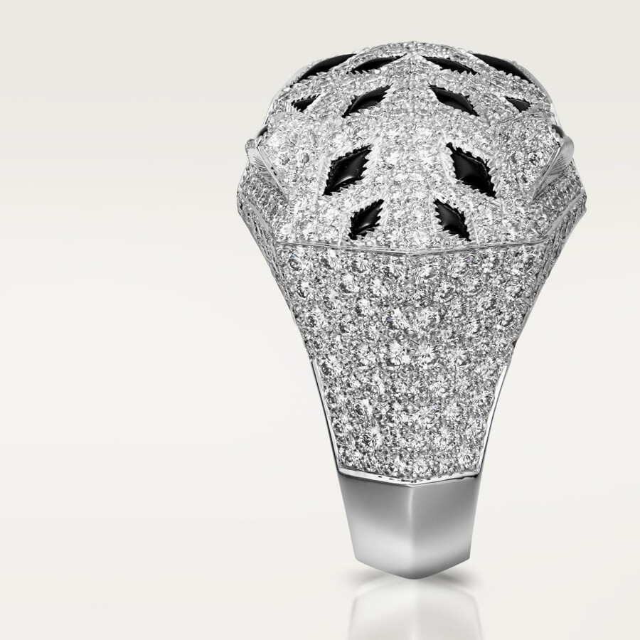 panthère de cartier ring paved