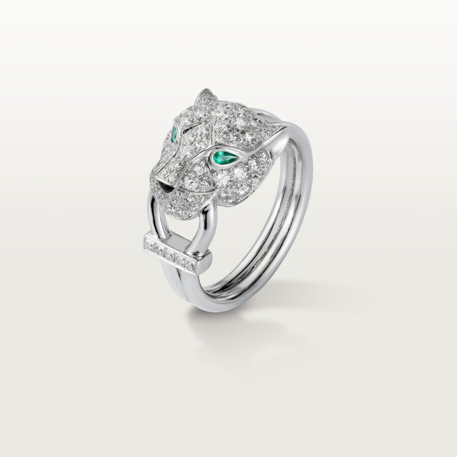 panthère de cartier ring paved