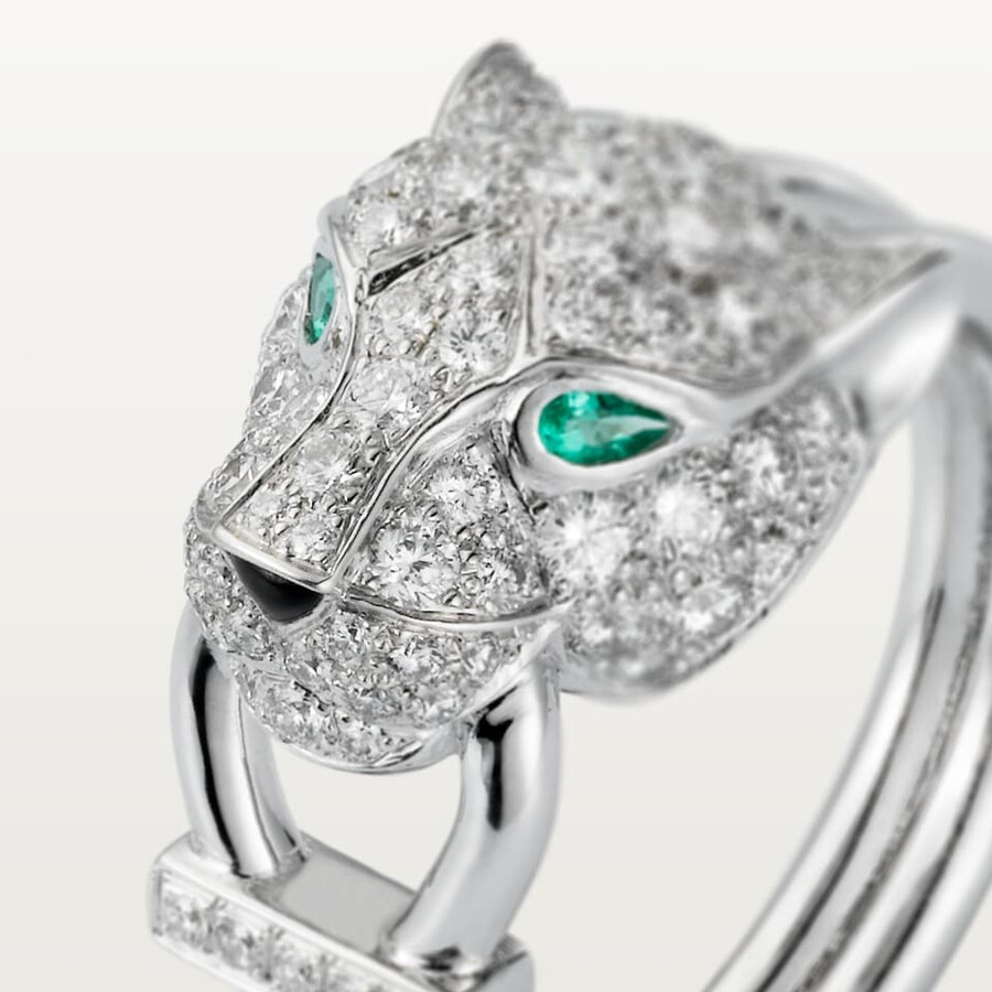 panthère de cartier ring paved