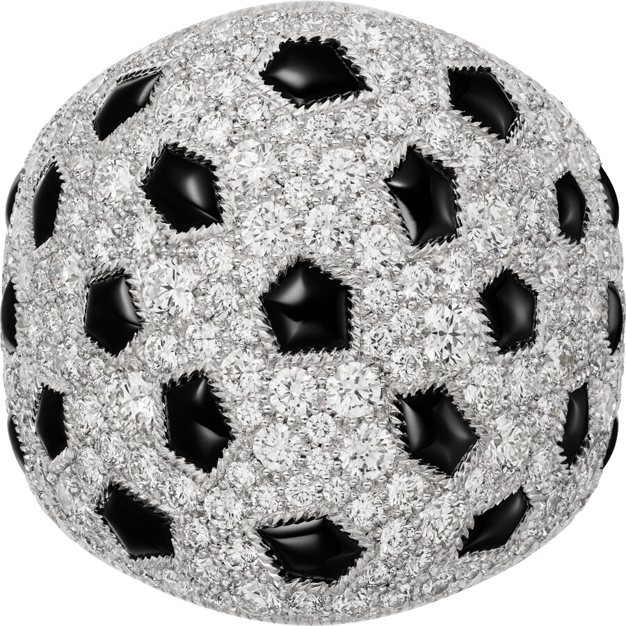 panthère de cartier ring paved