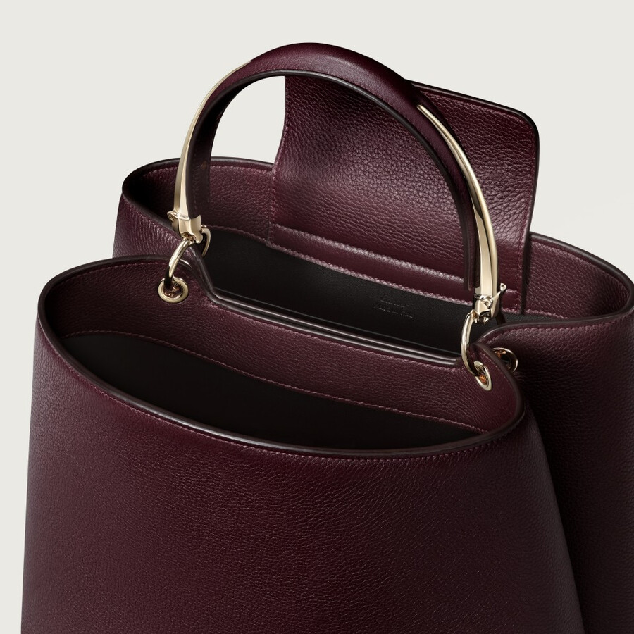medium model handle bag panthère double