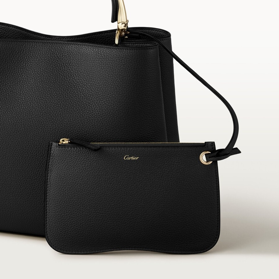 medium model handle bag panthère double