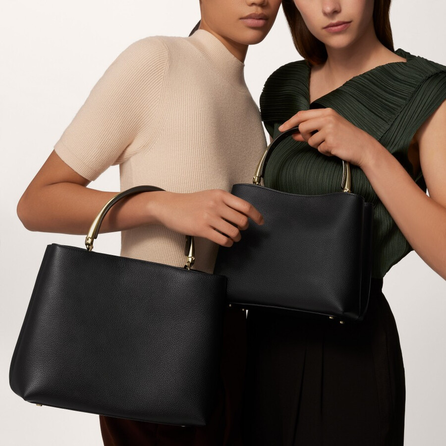 medium model handle bag panthère double