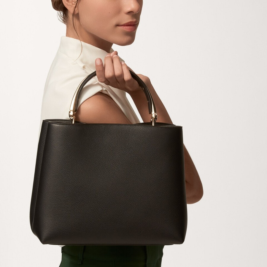 medium model handle bag panthère double