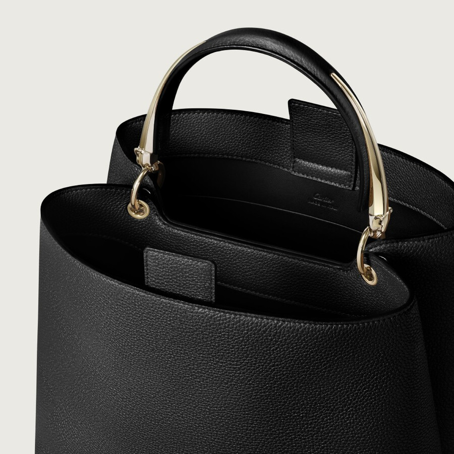 medium model handle bag panthère double