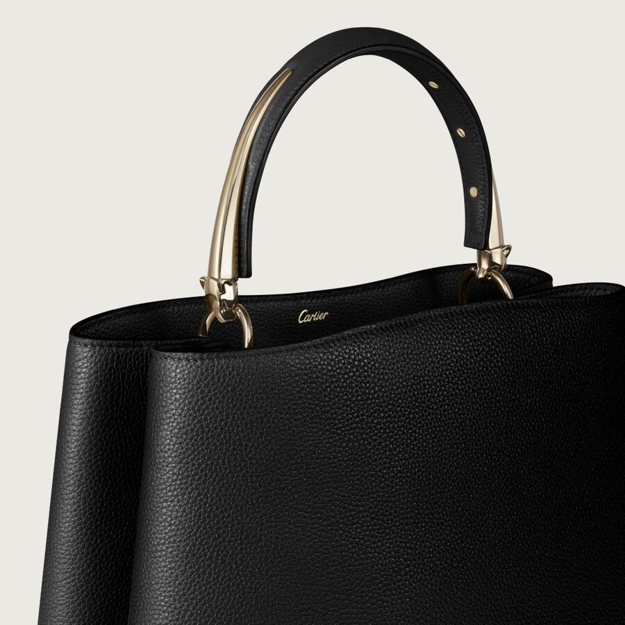 medium model handle bag panthère double