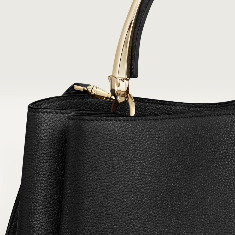 medium model handle bag panthère double