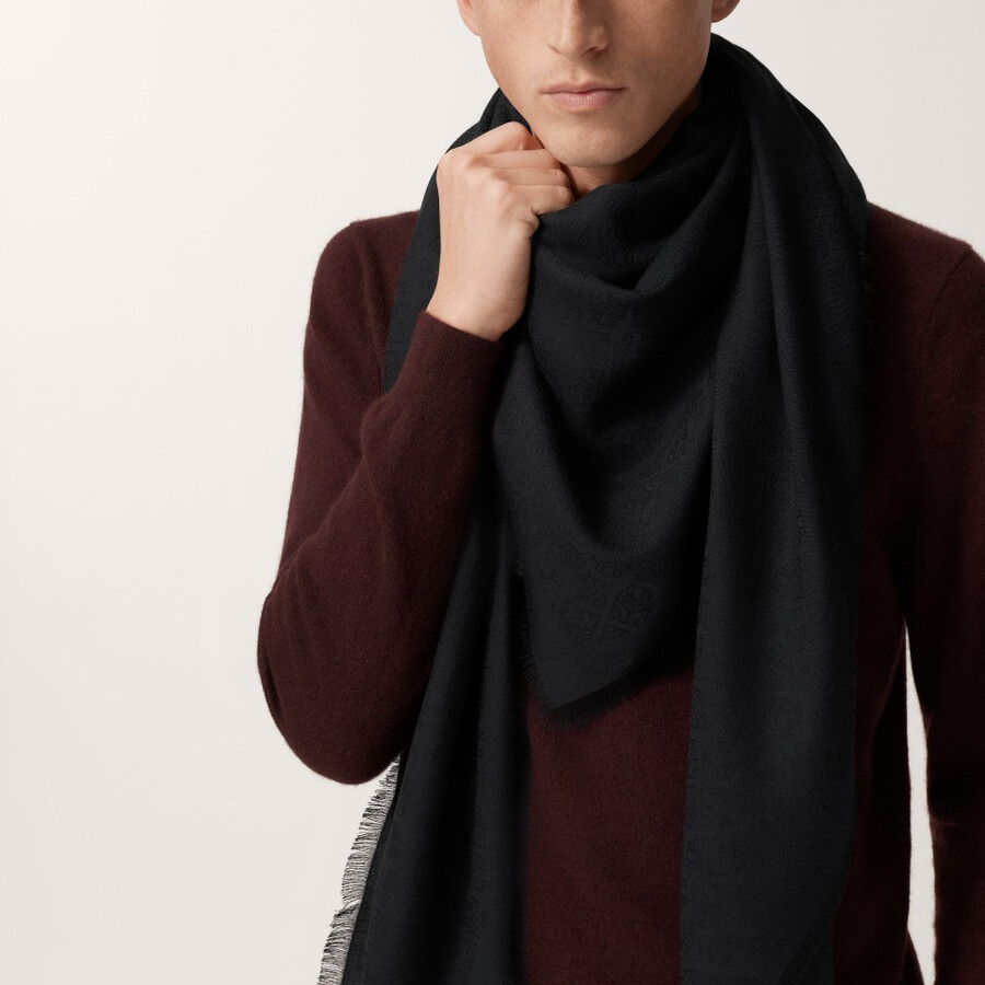 panthère graphique shawl