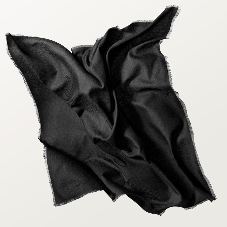 panthère graphique shawl