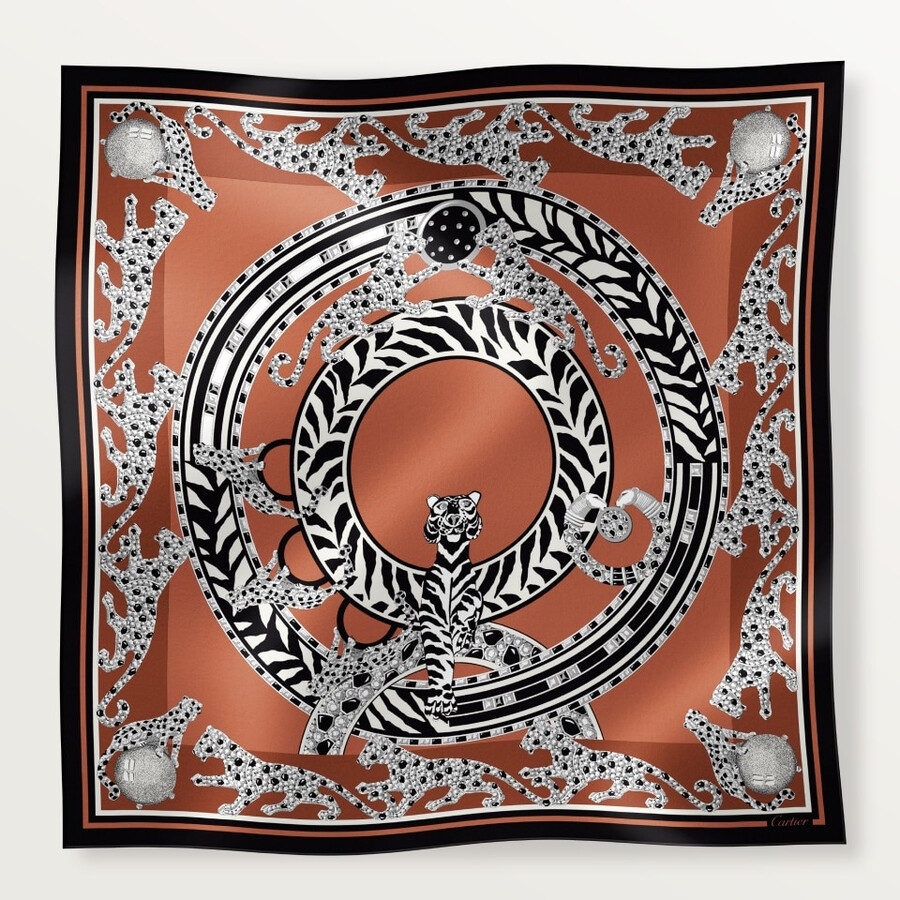 90 scarf panthère reissue