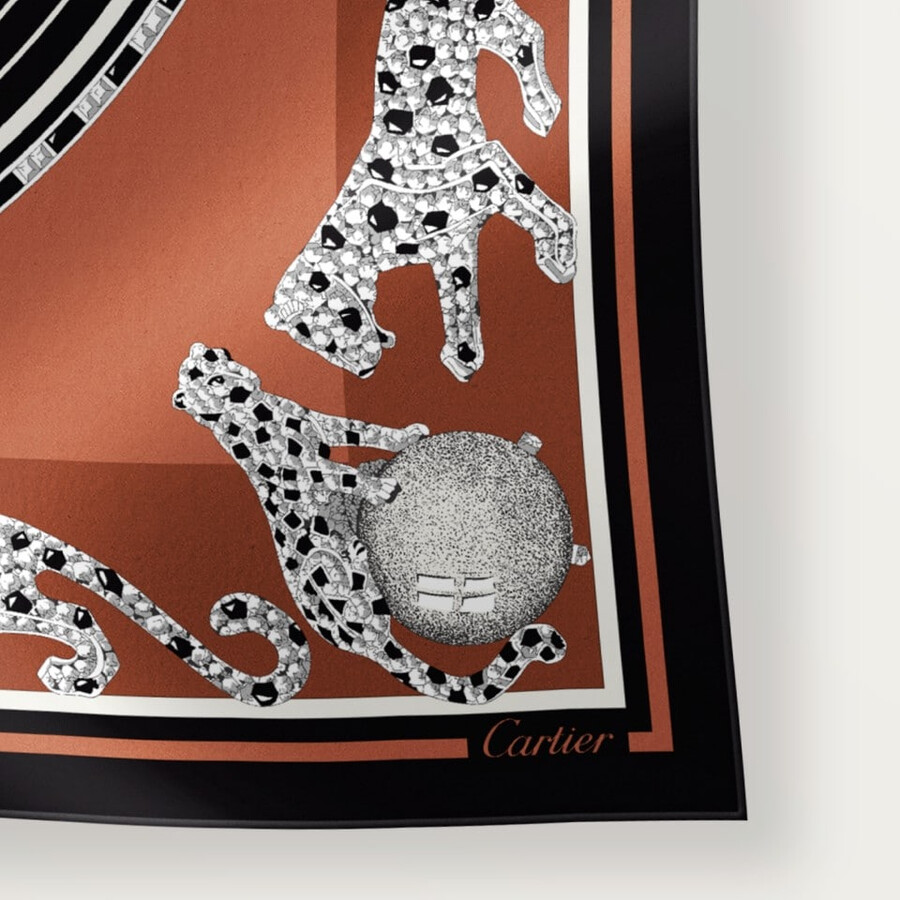 90 scarf panthère reissue