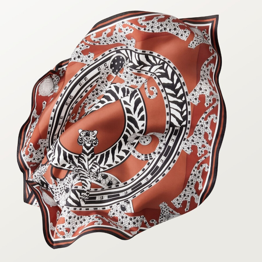 90 scarf panthère reissue