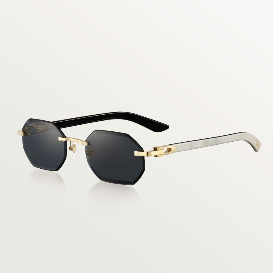 sunglasses c allongé de cartier motif