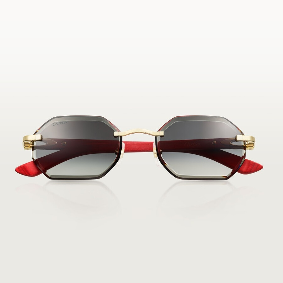 sunglasses c allongé de cartier motif