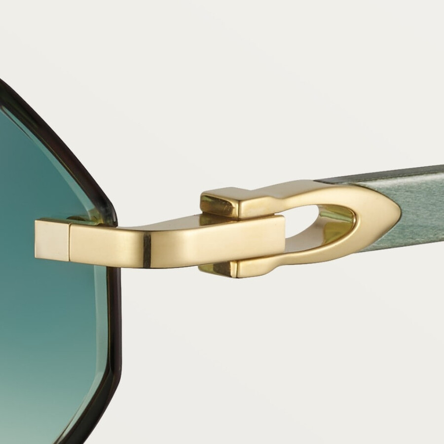 sunglasses c allongé de cartier motif