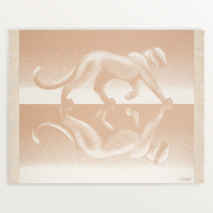 panthère de cartier blanket