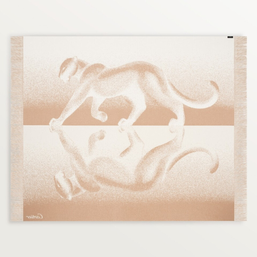 panthère de cartier blanket