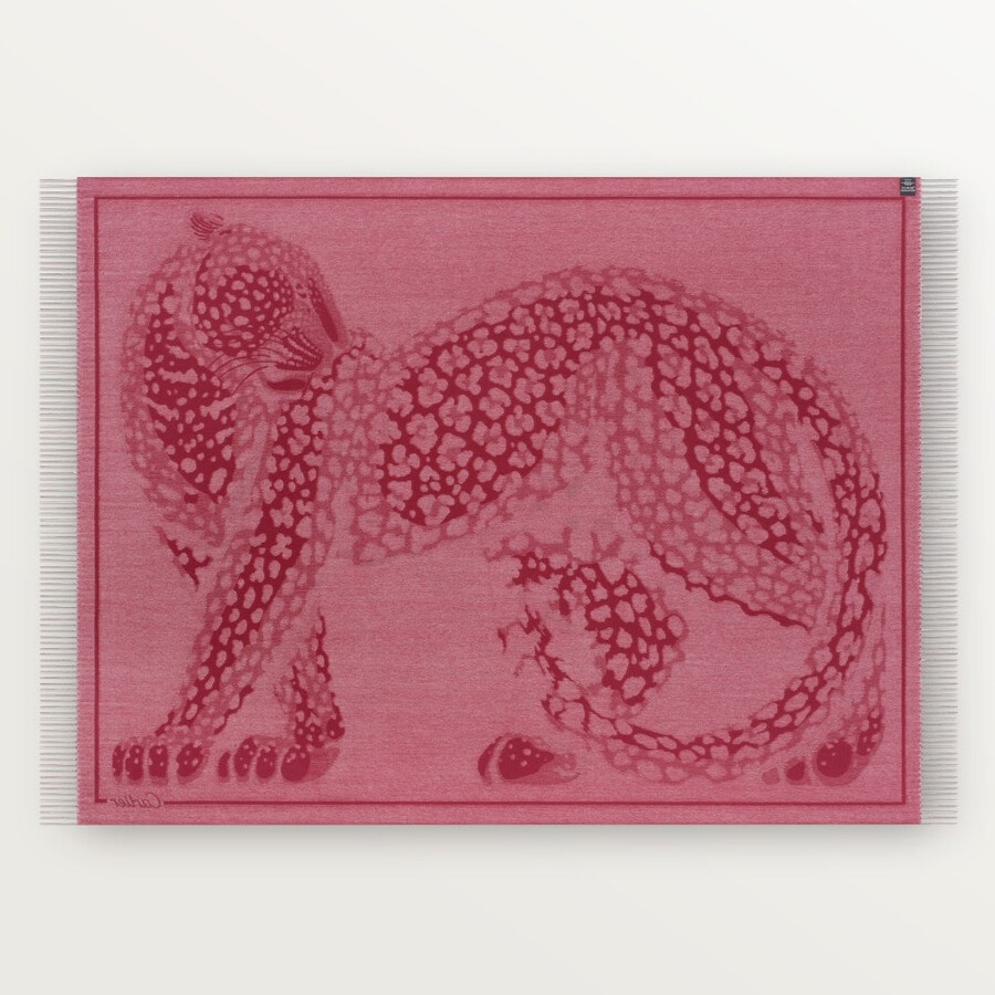 panthère de cartier blanket
