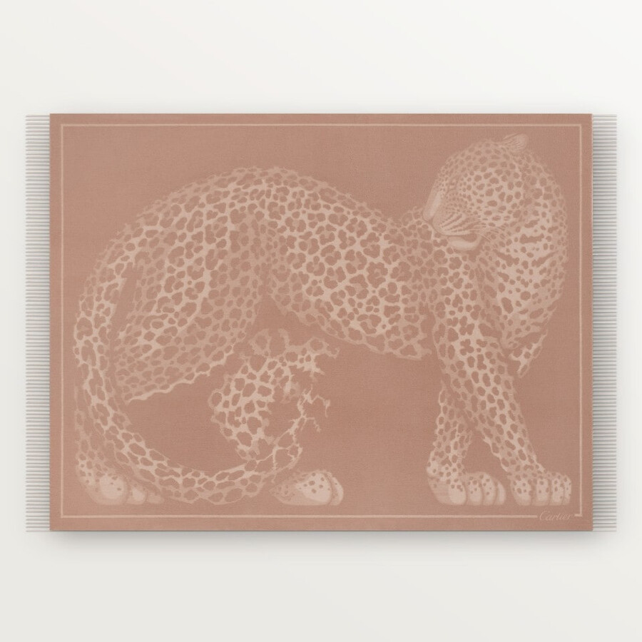 panthère de cartier blanket