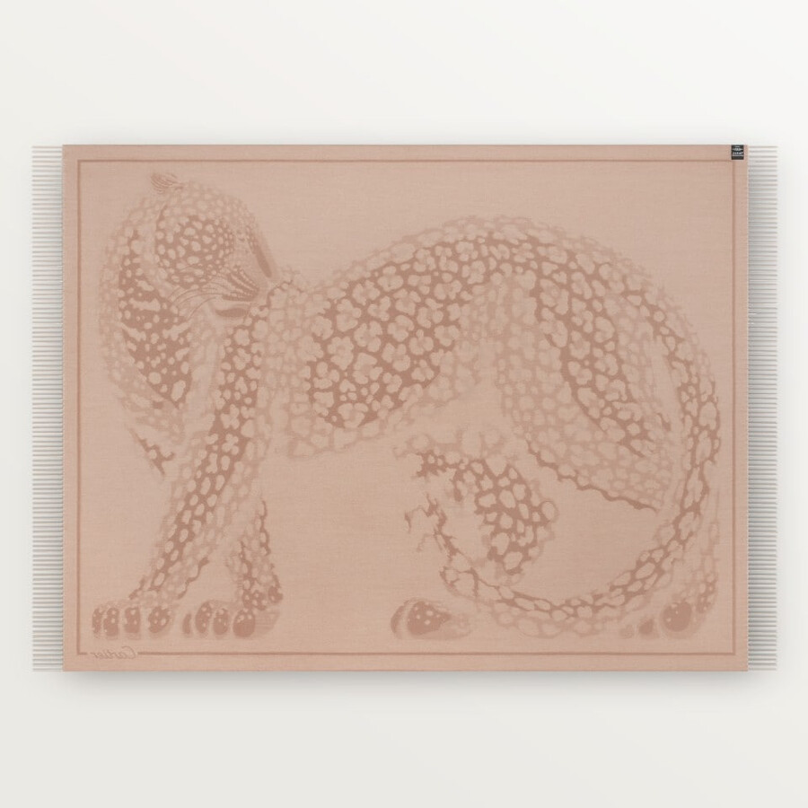 panthère de cartier blanket